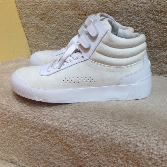 New Rag & Bone Nova Suede High-Top Sneakers - Picture 2 of 8